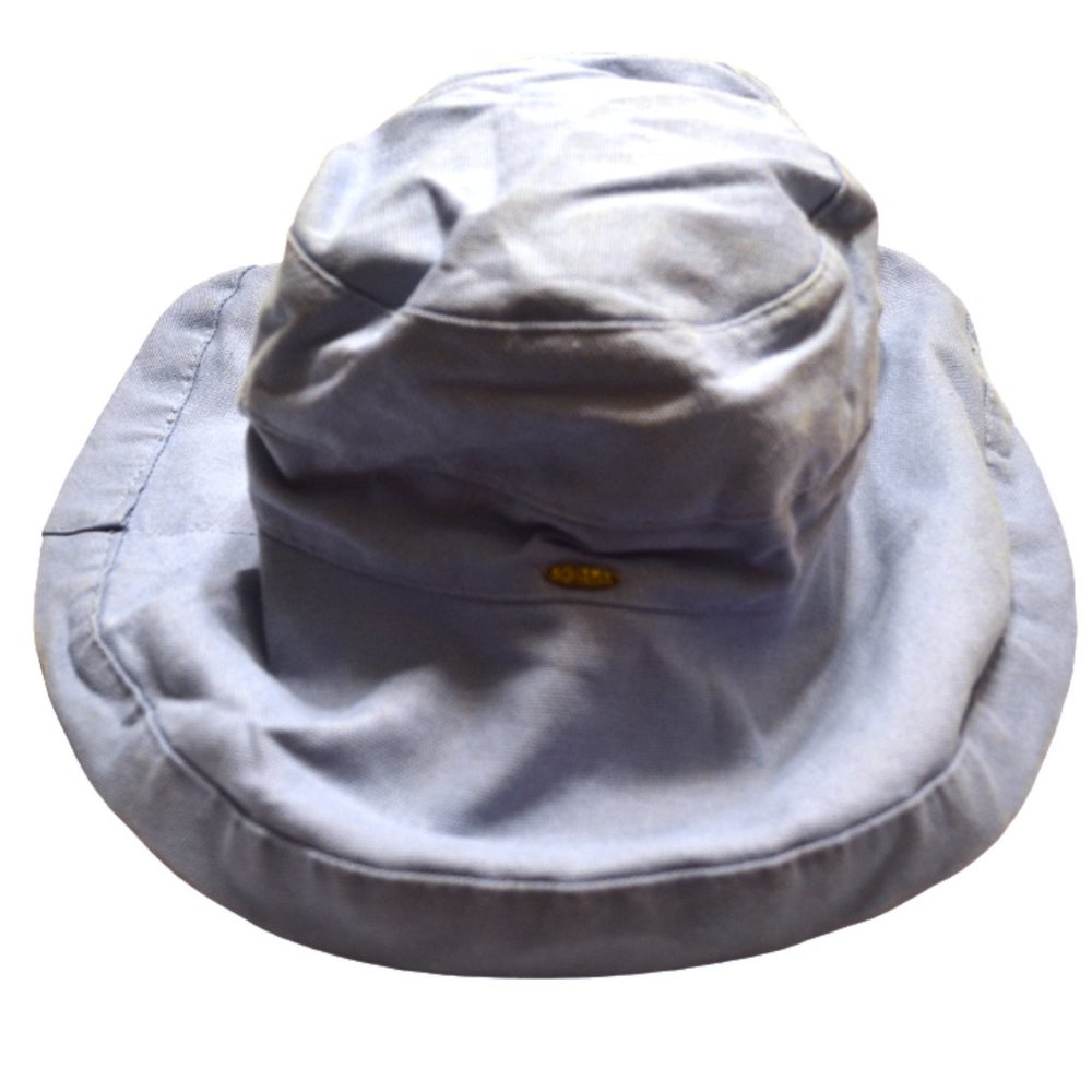 Scala Roll Up Bucket Hat Light Blue One Size - image 1